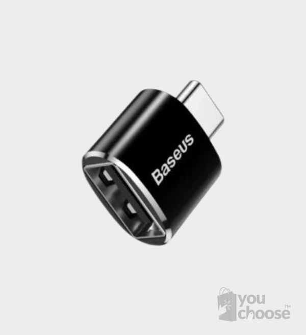 Baseus Mini USB Female To Type - C USB C Male 2.4A Adapter