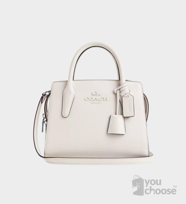 Coach Andrea Mini Carryall Chalk / White NEW with Tags CP081
