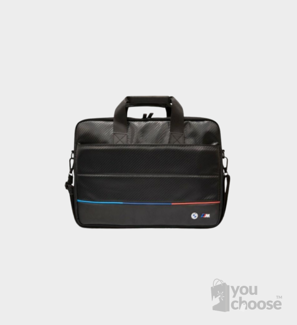 BMW Laptop Bag Carbon Tricolour – Black 15″