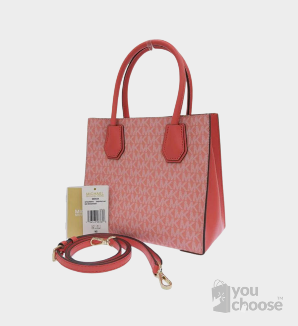 Sold MICHAEL KORS MK signature handbag 35T2GM9M2V red